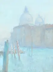 Santa Maria della Salute by Martin Yeoman, Oil on board, sold May 2021