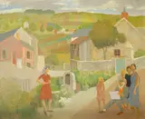 The artist at work Signed and dated Michonze 58 by Grégoire Michonze, Oil on canvas, sold May 2021