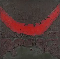 Red Arc Signed by Roy Ray, Acrylic, sold May 2021