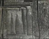 Crevasses Signed and dated V by Valerios Caloutsis, Oil on canvas, sold May 2021