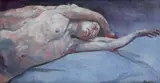 Reclining nude Signed and dated Korda 91 by Henry Korda, Oil on canvas, sold May 2021