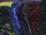 Night Road Signed Crozier by William Crozier, Oil on canvas, sold May 2021