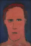 The Confronter Signed THOMSON by Douglas Thomson, Oil on canvas, sold May 2021