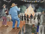 Fête de St by Claudia Williams, Watercolour, sold May 2021