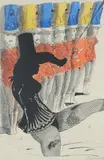 Carnival Signed and dated J H Selway 1978 by John Selway, Watercolour, and pen and ink, sold May 2021