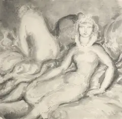 And so by Harold Hope Read, Pen and ink wash, sold May 2021