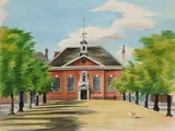 s Hospital Girls by Barbara Jones, Watercolour and pencil, sold May 2021