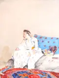 After Jean-Étienne Liotard by John Scarland, Watercolour and pencil, sold May 2021
