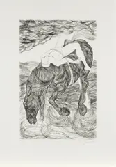 Mazeppa Signed by Lin Jammet, Etching, offered May 2021