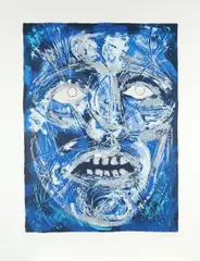 Winter Signed by Lin Jammet, Screenprint, sold May 2021
