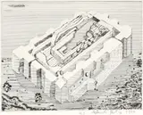 Study for Bruckner by Eduardo Paolozzi, pencil, sold May 2021
