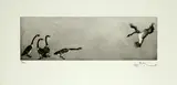 Geese Signed and numbered 54/100 by Julian Williams, Etching and aquatint, sold May 2021