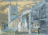Long Melford Church by John Piper Ch, Screenprint in colours, offered May 2021
