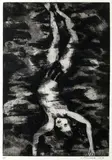Falling Signed by Anthony Farrell, Etching and aquatint, sold May 2021