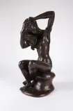 Girl dressing her hair Stamped near the lower edge and inscribed Girl by Vivien ap Rhys Pryce, Bronze, sold May 2021