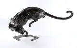 Cheetah Signed by José-Maria David, Patinated bronze, sold May 2021