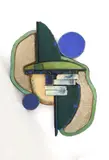 Green Haven Signed by Janet Nathan, Mixed media on wood and resin, offered May 2021