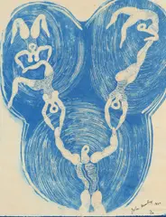 Untitled Signed by John Banting, ink, sold May 2021