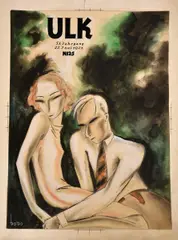 Erganzung by Dorte Clara Dodo Burgner, gouache and pencil on paper, sold Oct 2020