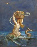 Sirens by Arthur Henri Lefort des Ylouses, print (other), sold Oct 2020