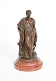 Sapho patinated bronze by Auguste Clésinger, bronze, sold Oct 2020