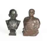 Otto von Bismarck patinated bronze bust by Cuno von Uechtritz-Steinkirch, bronze, sold Oct 2020
