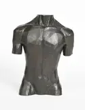 Torso of a Man by Zack Zaltzman, bronze, sold Oct 2020