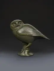 Little Owl by Geoffrey Dashwood, bronze, sold Oct 2020