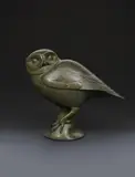 Little Owl by Geoffrey Dashwood, bronze, sold Oct 2020