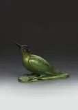 Green Woodpecker by Geoffrey Dashwood, bronze, sold Oct 2020