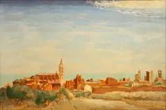 Viterbo by Reginald Brill, circa 1929, oil on board, sold Nov 2014
