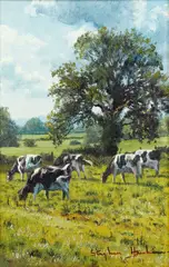 Grazing the Tops by Stephen Hawkins, oil on canvas, sold Nov 2014