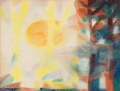 Untitled by Alfred Manessier, 1943, sold Nov 2014