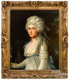 portrait of a woman by John Hoppner, oil on canvas, sold Oct 2022