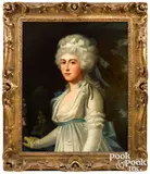 portrait of a woman by John Hoppner, oil on canvas, offered Oct 2022