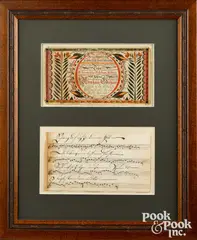 bookplate by David Kulp, ink and watercolor on paper, sold Oct 2022