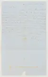 UNITED STEAMBOAT PIONEER / INDUSTRIALIST by James P. Allaire, ink on blue folded stampless cover, sold Mar 2024