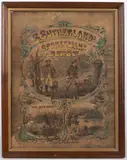 RICHMOND, VIRGINIA ADVERTISING LITHOGRAPH PRINT by S. Sutherland'S Sportmen'S Depot, lithograph on paper, sold Mar 2024