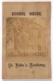 ALEXANDRIA, VIRGINIA PHOTOGRAPH by St. John'S Academy, albumen print on cardstock with printed title ", sold Feb 2024