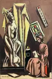 Untitled by Frederick Childs, Oil on masonite SLL  and titled and dated en verso "The Study From The Antique 1959", sold Feb 2023