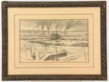 Untitled by Maximilien Luce, Graphite on paper, sold Feb 2023