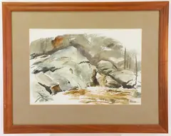 Untitled by Raymond J Thorley, Watercolor, sold Feb 2023