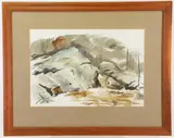 Untitled by Raymond J Thorley, Watercolor, sold Feb 2023
