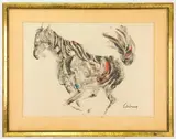 Untitled by Lê Bá Đảng, Mixed media, sold Feb 2023