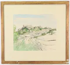 Untitled by Maurice Mazo, Watercolor, sold Feb 2023