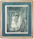 Untitled by Étienne Ret, Etching, sold Feb 2023