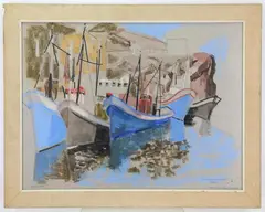 Untitled by Georges Lambert, Mixed media, sold Feb 2023
