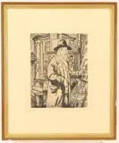 Untitled by Joseph Victor Roux Champion, Etching, sold Feb 2023