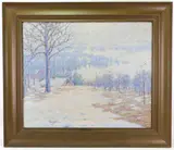 Poet Hills by C. Jac Young, Oil on canvas, sold Feb 2023