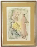 Untitled by Étienne Ret, Watercolor, sold Feb 2023